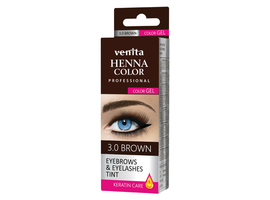 Vopsea-gel pentru sprancene si gene VENITA Henna Color, Marou 3.0, 30 g