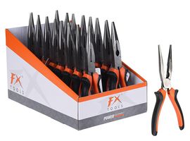 Cleste cu varf lung FX, maner cauciucat, 20 cm