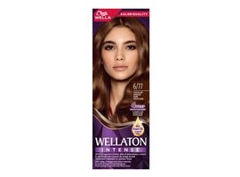 Vopsea-crema pentru par WELLATON, 6/77 Maro amar, 110 ml