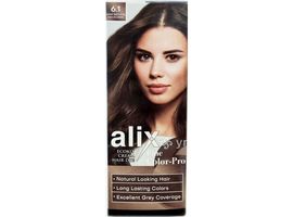 Краска для волос ALIX Темно-пепельный блонд 6.1, 50мл