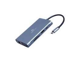 Multi adapter GEMBIRD A-CM-COMBO7-01, USB Type-C 7-in-1