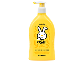 Gel de dus & Sampon SANOSAN KIDS Banana, 400 ml