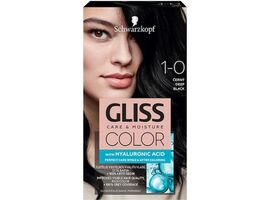 Vopsea de par GLISS COLOR 1-0, Negru Intens