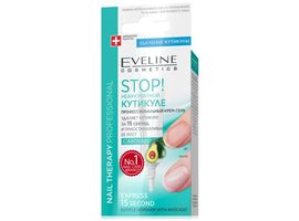 Preparat pentru cuticule EVELINE Nail Therapy Professional, indepartarea cuticulei, 12ml