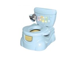 Olita-toaleta cu sunete YAYA DUCK BABYLOVE, Albastra, ZJA356667