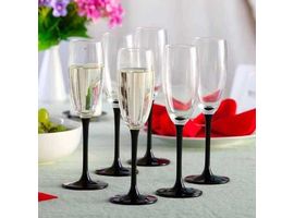 Set pahare LUMINARC Domino sampanie, 170 ml, 6 buc