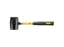 Ciocan din cauciuc TOPEX, 450g/60 mm, mâner metalic, 02A305