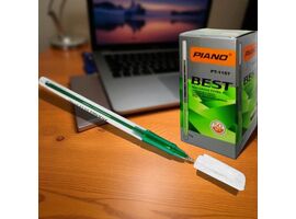 Pix cu gel PIANO PT-1157 verde 0.7mm 1 buc
