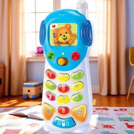 Говорящий телефон WINFUN, со звуками и светом, английский язык