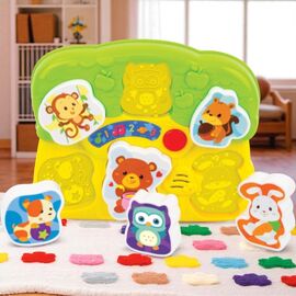 Jucarie puzzle animale WINFUN, cu sunete si lumini, engleza