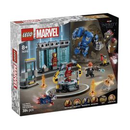 Constructor LEGO SUPER HEROES "Laboratorul lui Iron Man: Hall of Armor", 384 piese, 76315