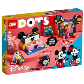 Constructor Lego Dots 41964, Cutia Mickey Minnie Mouse „Inapoi la scoala”, 669 piese