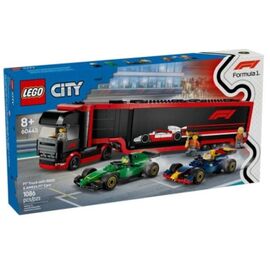 Конструктор LEGO City 60445 "Грузовик F1 с автомобилями RB20 и AMR24", 1086 деталей