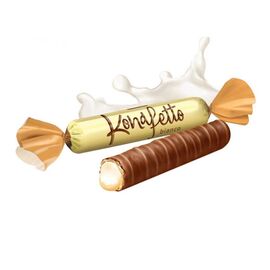 Вафельные трубочки глазированные ROSHEN Konafetto, blanc, 200 г