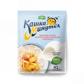 Овсянка с персиком и взбитыми сливками KASKA-MINUTKA, 43 г