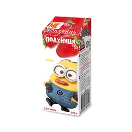 Молочный напиток с клубникой MINION 2%, 200 г