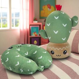Cactus Hugo DORMEO, perna jucarie, 2in1, pentru calatorii