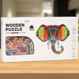 Пазлы PIECEZZ "Elephant", 140 деталей