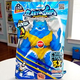 Figurina elastica ELASTIKORPS Extra Force Lup Blupus, 16 cm