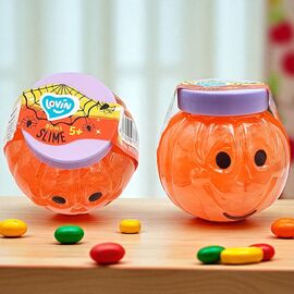 Jucarie antistres LOVIN Pumpkin 80162, slimer, 80ml