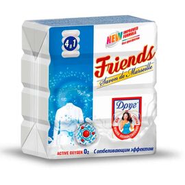 Мыло хозяйственное FRIENDS Отбеливающее, 4х125г