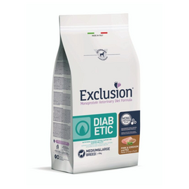 Hrana uscata monoproteica pentru caini cu diabet EXCLUSION , 2kg