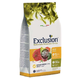 Hrană uscată monoproteică pentru câini EXCLUSION, Vită, 3kg
