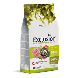 Hrană uscată monoproteică pentru câini EXCLUSION, Pui, 12kg