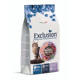 Hrană uscată monoproteică pentru pisici de talie mare EXCLUSION, Pui, 1,5 kg