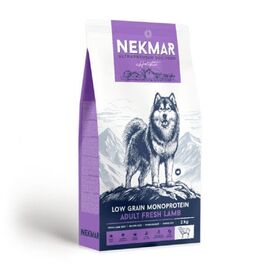 Hrana cu continut redus de cereale, monoproteica pentru caini NEKMAR, Miel, 2kg