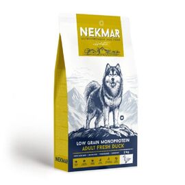 Hrana cu continut redus de cereale, monoproteica pentru caini NEKMAR, Rata, 2kg