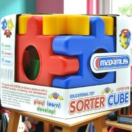 Sorter MAXIMUS Cubul logic 3D, 12 elemente
