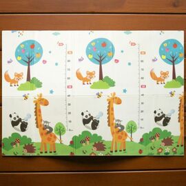 Складной игровой коврик Road/Panda, 2 стороны, 150 х 200 см