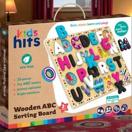 Деревянная доска пазл KIDS HITS ABC, KH20/025