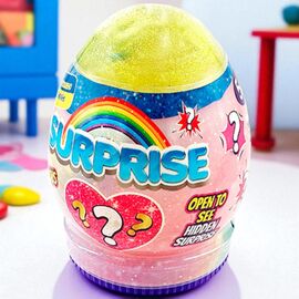 Jucarie antistres LOVIN Surprize Eggi 80135, slimer, 130ml