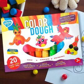 Plastilina LOVIN Sculpting Kit 41204, pentru modelare, 20 buc.