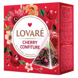 Чай LOVARE Cherry Confiture, 15 пирамидок