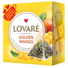 Чай LOVARE Golden Mango, 15 пирамидок