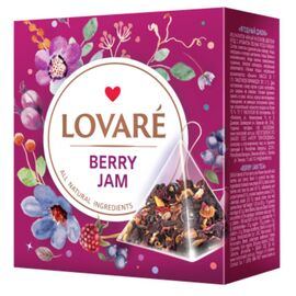 Чай LOVARE Berry Jam, 15 пирамидок
