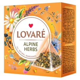 Чай LOVARE Alpine Herbs, 15 пирамидок
