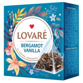 Ceai LOVARE Bergamot Vanilla, 15 piramide