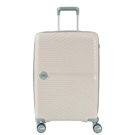 Чемодан CCS 5239, M, White/Blue