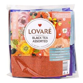 Чай LOVARE Black Assorted, 50 пакетов
