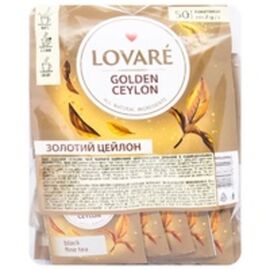 Чай LOVARE Golden Ceylon, 50 пакетов