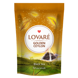 Чай LOVARE Golden Ceylon, 50 пакетов