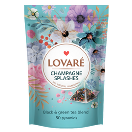 Чай LOVARE Splashes of Champagne, 50 пакетов