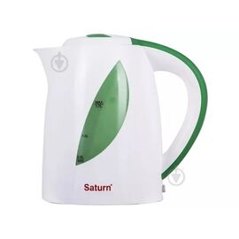 Электрический чайник Saturn ST-EK8437U, Белый/Светло-зеленый