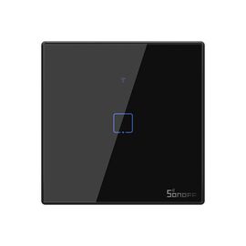 Intrerupator Wi-Fi SONOFF TX Series, 1 buton, (cu nul), Negru