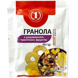 Гранола TM1 с тропическими фруктами, 40 г