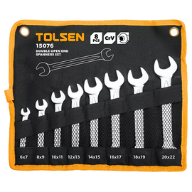 Set de 8 chei fixe duble TOLSEN, 6–22 mm